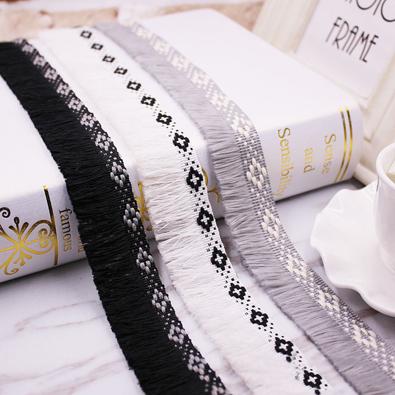 Home Ec Textiles - 1 متر/وحدة شرابة هامش تقليم النسيج