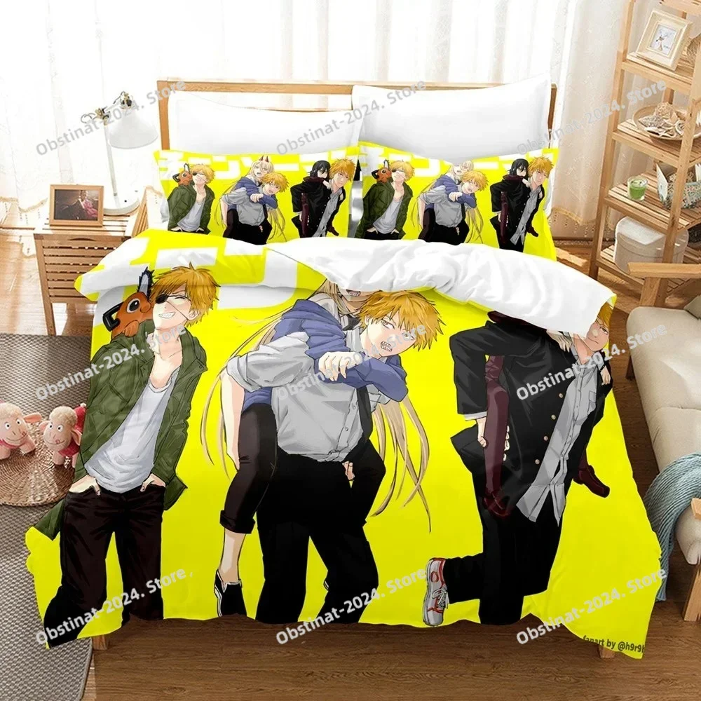 Home Textiles Bedding - بالمنشار رجل طقم سرير غطاء لحاف