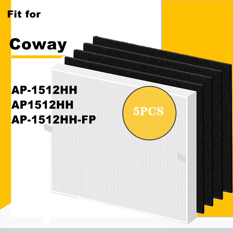 Coway Air Purifier Ap-1512Hh - مرشحات هيبا متوافق مع كوواي ،