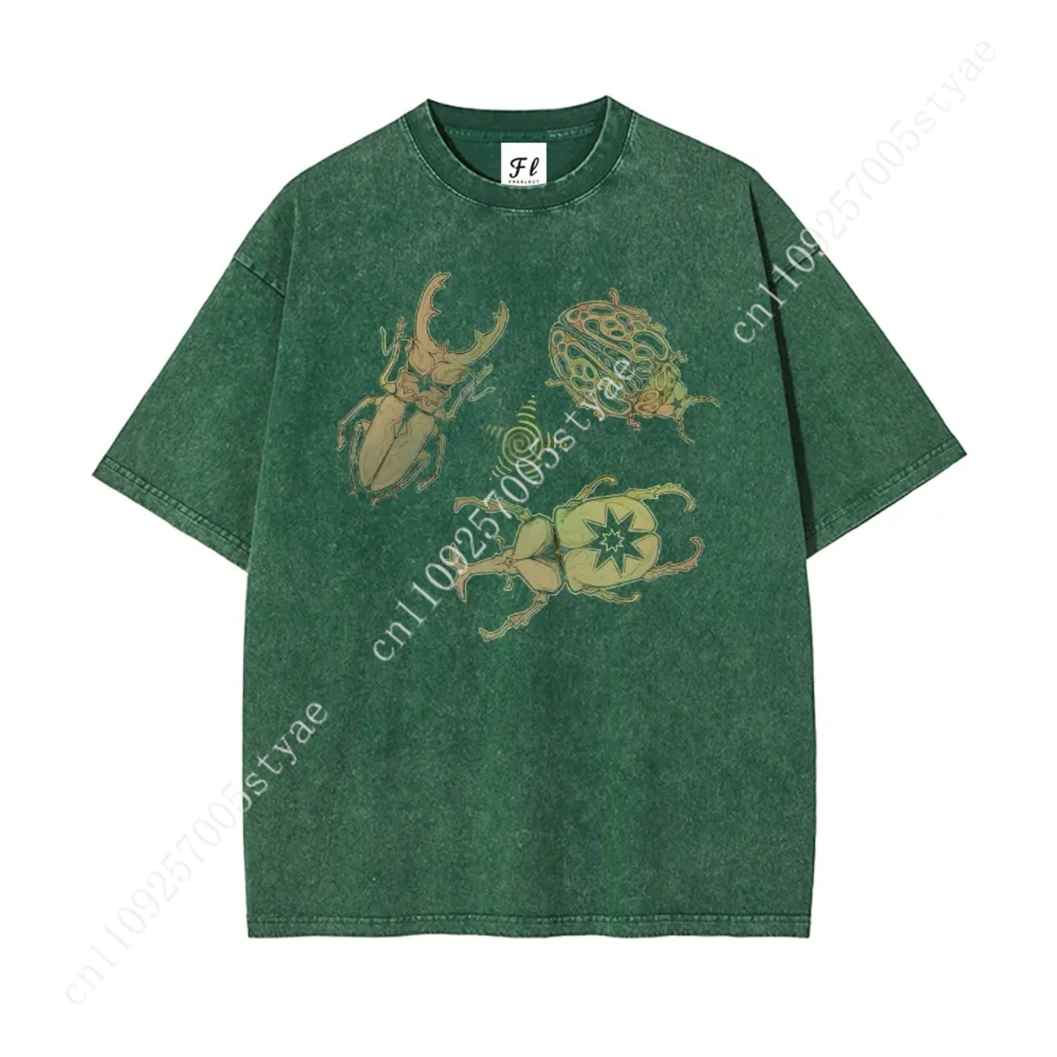 Quilt Cotton Summer - قميص Allomyrina Dichotoma Insect Lover مقاس