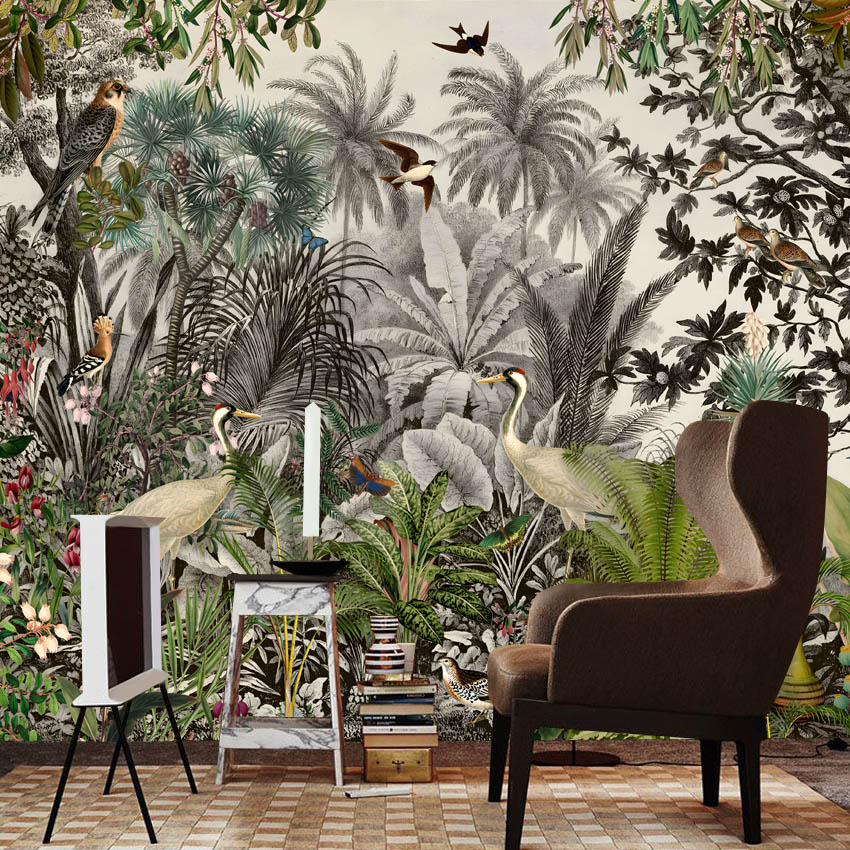 Home Textiles Photos - 20+ ورق جدران لاصق بتصميم غابة