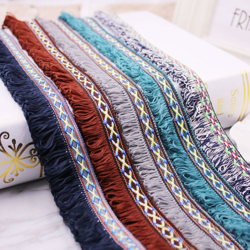 Home Ec Textiles - 2 ياردة/مجموعة شرابة هامش تقليم النسيج