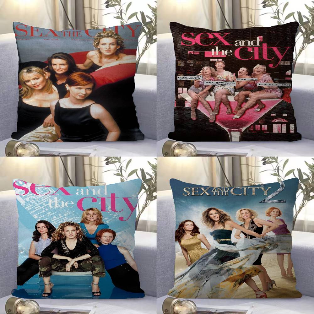 Home Textiles City - غطاء وسادة تلفزيوني بتصميم S-Sex and