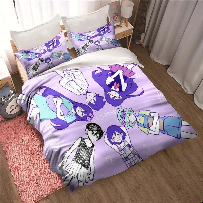 Home Textiles Bedding - موضة ثلاثية الأبعاد مطبوعة أنيمي أوموري