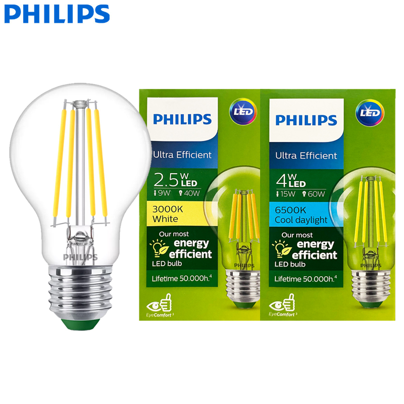 Philips Bulb Led Classic - فيليبس فائقة الكفاءة LED لمبة خيوط