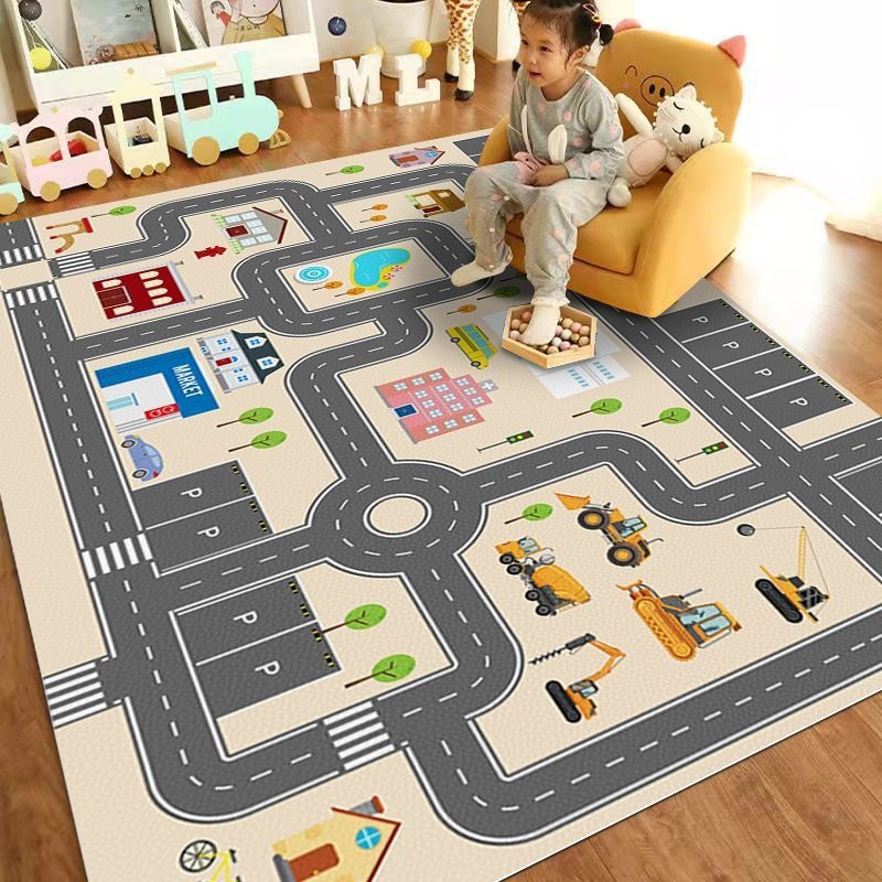 سجادة أرضية كرتونية للأطفال، س - مراجعة Home Textiles City وسعره