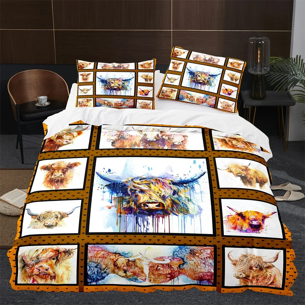 المرتفعات البقرة الماشية مزرعة - مراجعة Highland Home Textiles وسعره
