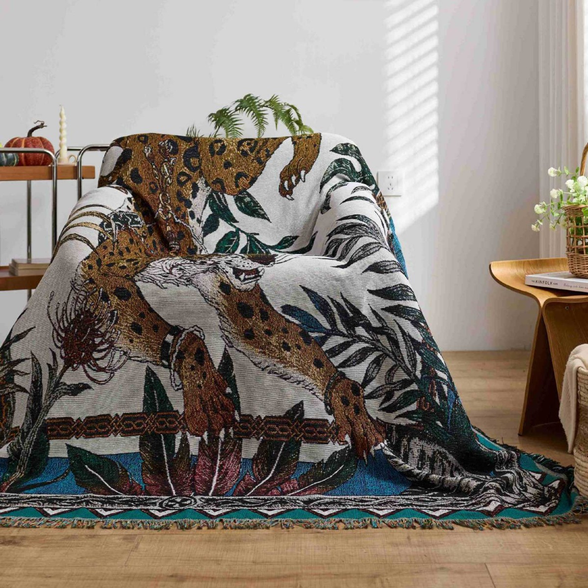 بطانية نسيجية بنمط الفهد من تك - مراجعة Home Textiles City وسعره