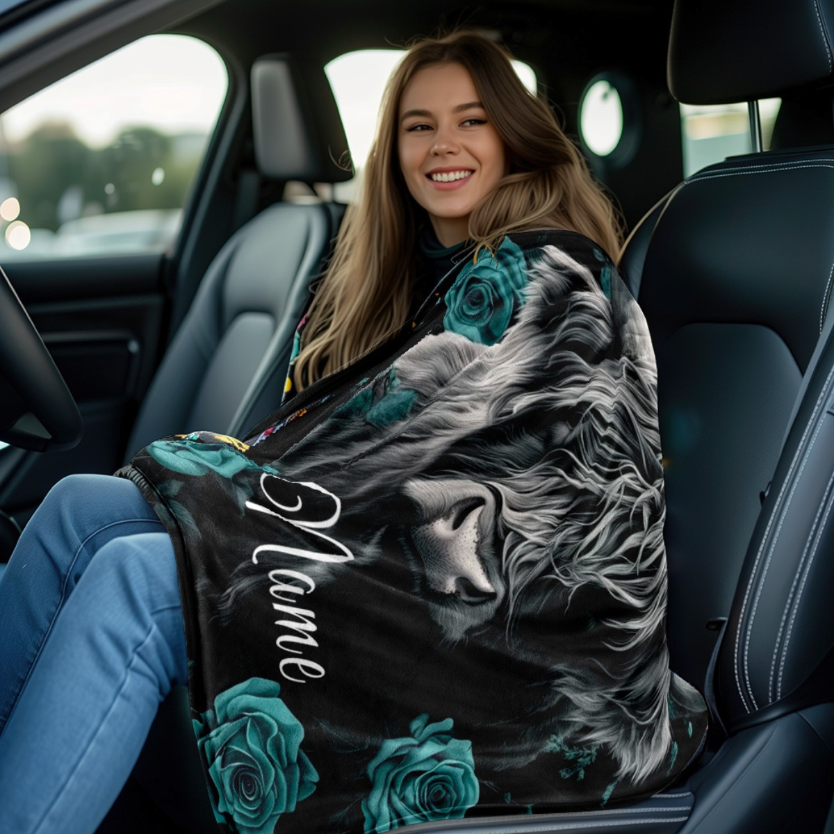 بطانية مخصصة بتصميم بقرة هايلا - مراجعة Highland Home Textiles وسعره