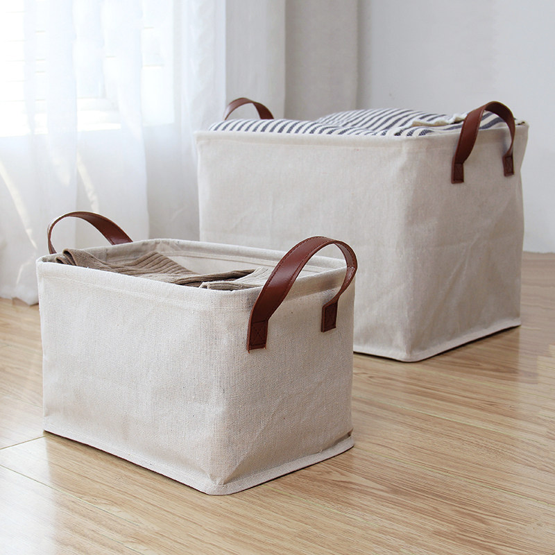 سلة تخزين منزلية بسيطة بلون وا - مراجعة Linum Home Textiles وسعره