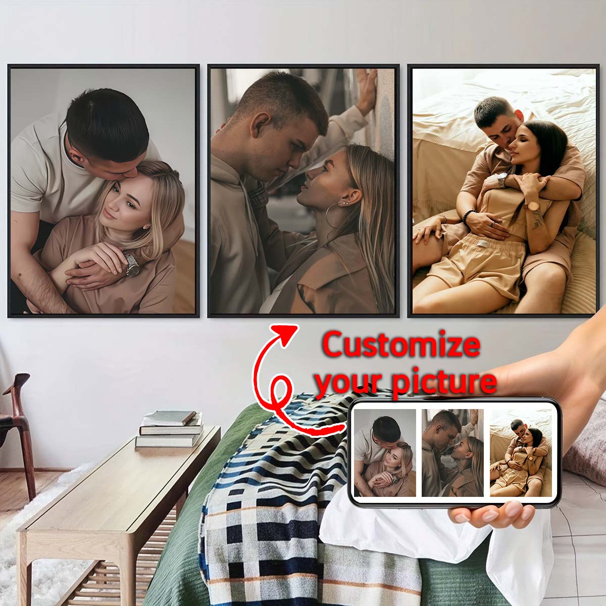 لوحة ثلاثية الأبعاد - إطار خشب - مراجعة Home Textiles Photos وسعره