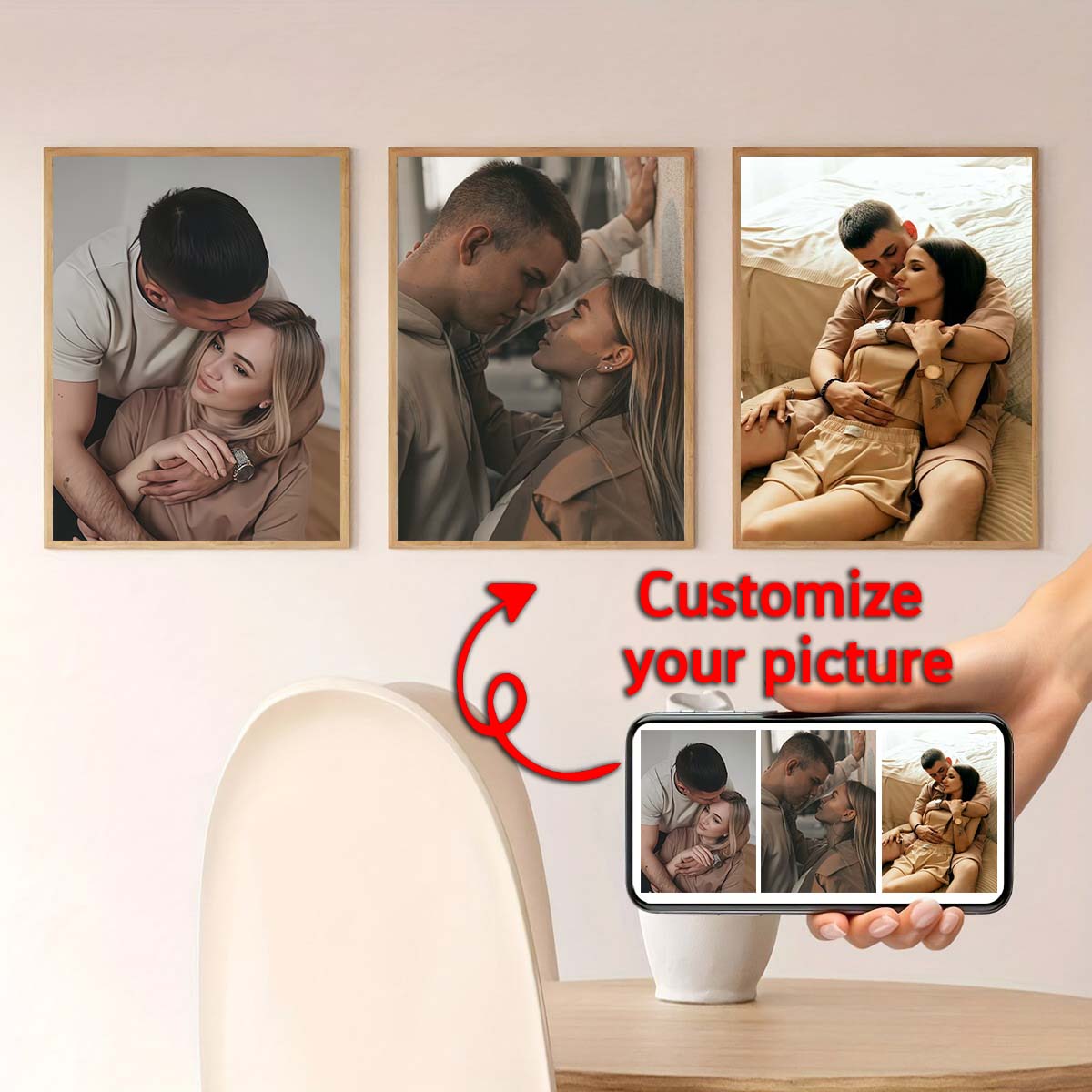 لوحة ثلاثية الأبعاد - إطار خشب - مراجعة Home Textiles Photos وسعره