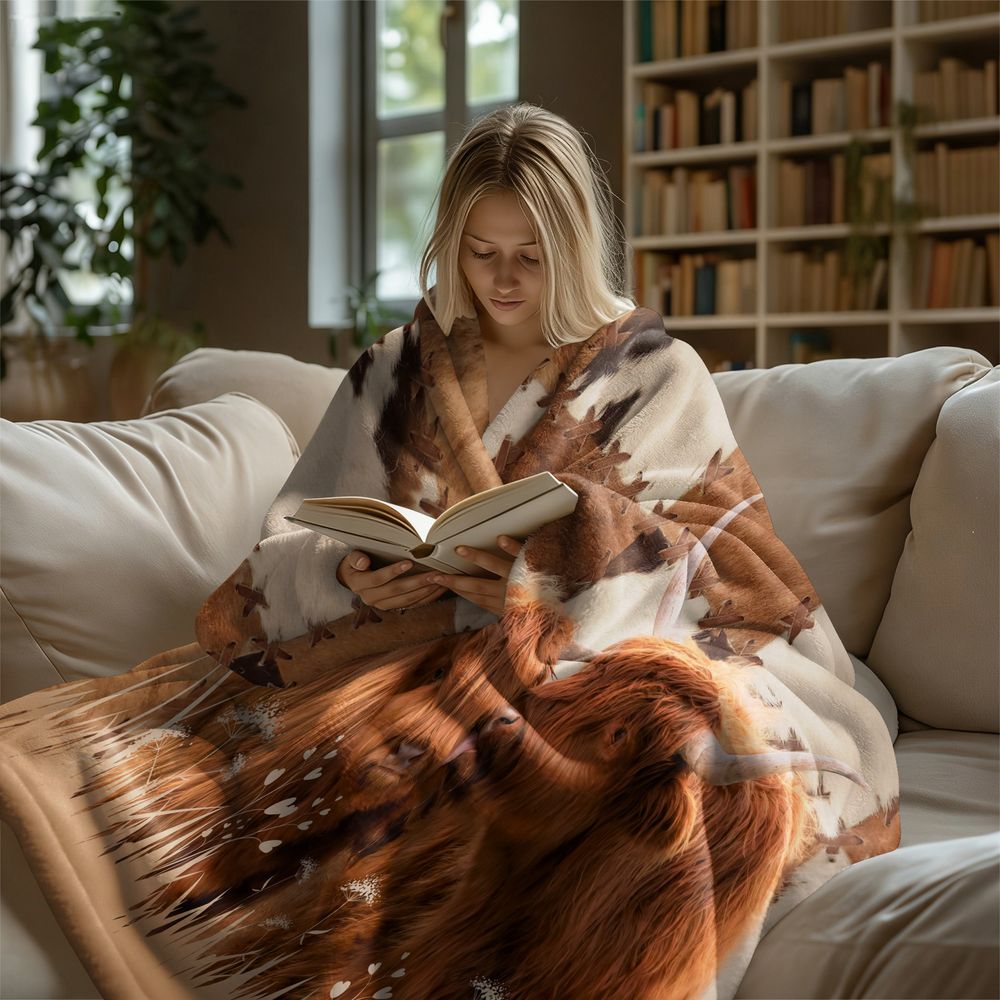 بطانية من الصوف والفانيلا بطبا - مراجعة Highland Home Textiles وسعره