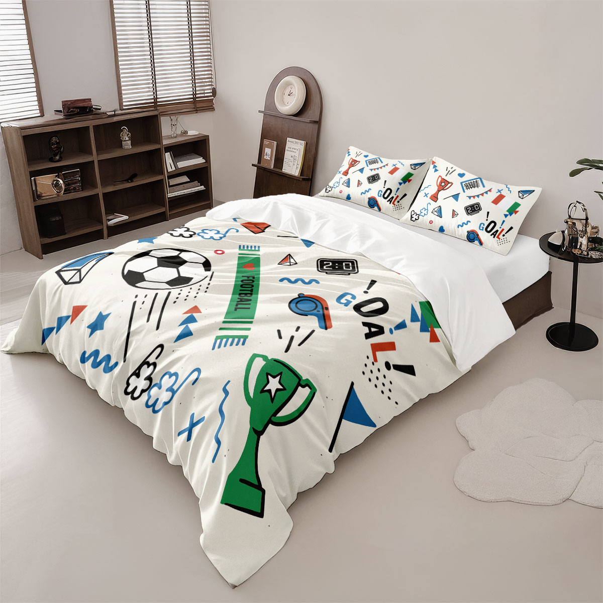 طقم غطاء لحاف بدون قلب مكون من - مراجعة Home Textiles Bedding وسعره