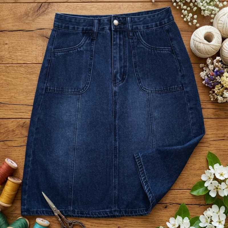 تنورة جينز نسائية جديدة 2026 ب - مراجعة Quilt Cotton Summer وسعره
