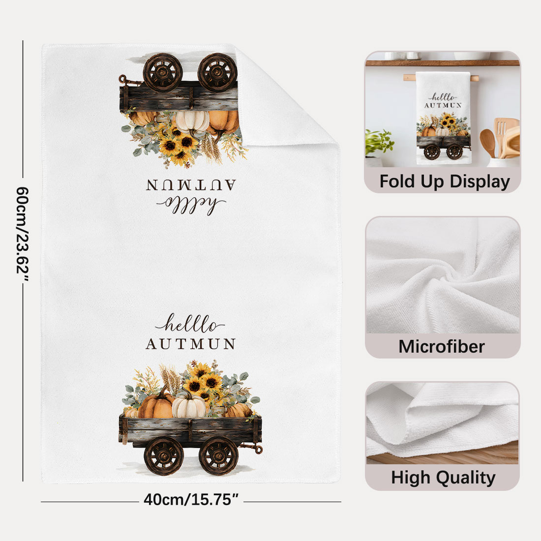 40x60 سنتيمتر عباد الشمس زهرة  - مراجعة Highland Home Textiles وسعره