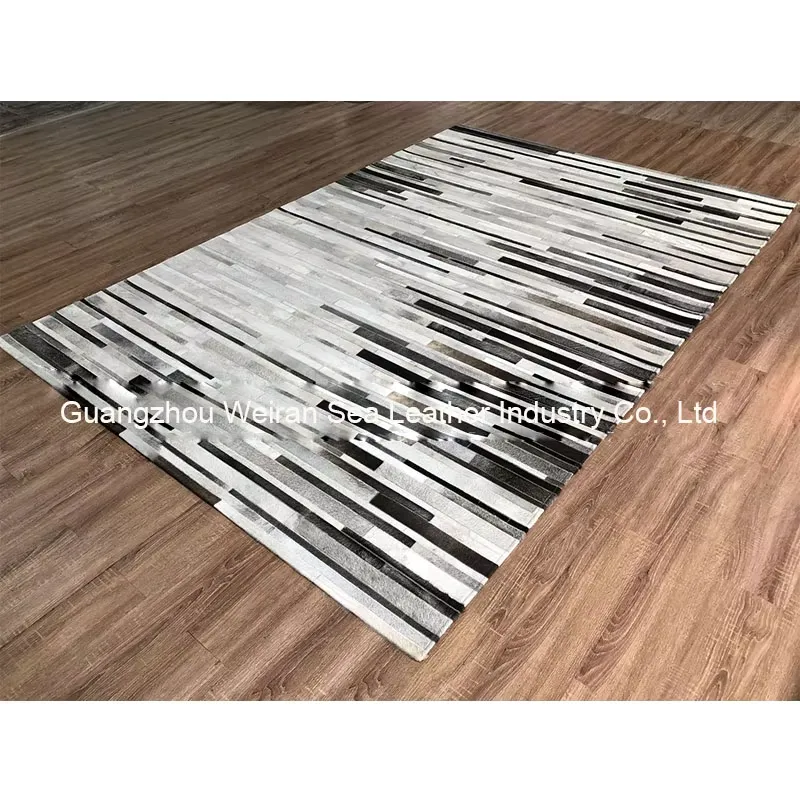 سجادة من جلد البقر المخطط الرم - مراجعة Home Textiles Importers In Usa وسعره