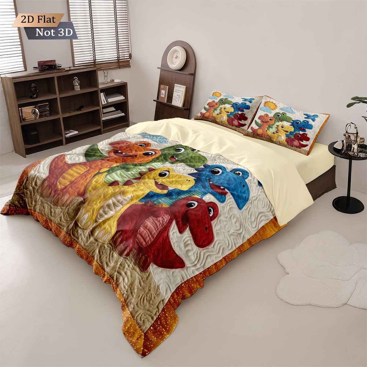 طقم لحاف مكون من 3 قطع مطبوع ع - مراجعة Home Textiles Bedding وسعره