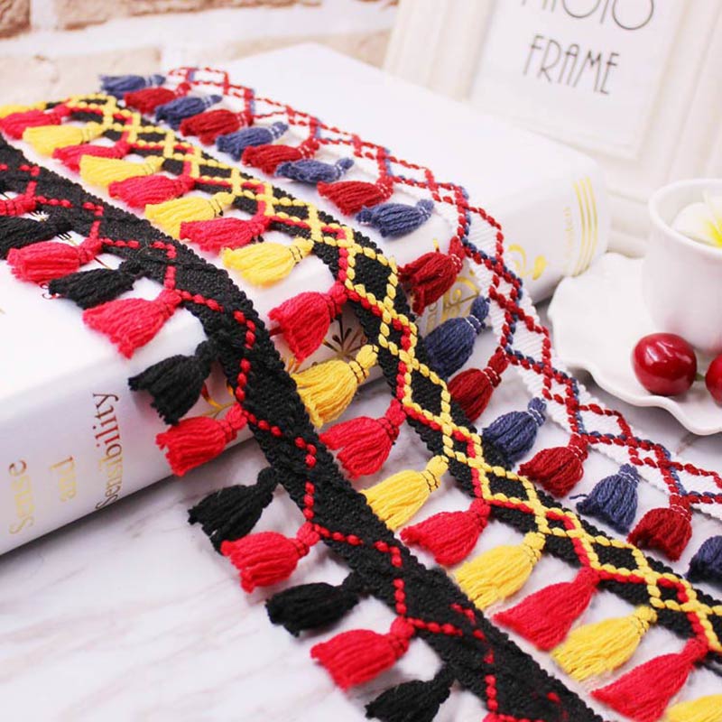 1 ياردة/مجموعة شرابة هامش تقلي - مراجعة Home Ec Textiles وسعره