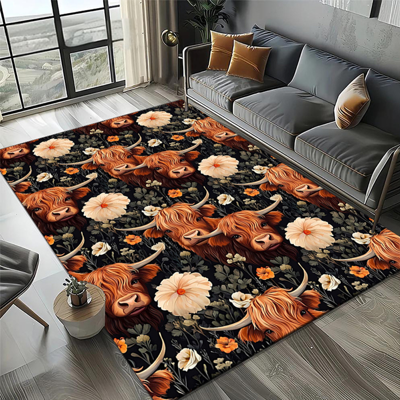 سجادة منطقة طباعة ياك مخملية ك - مراجعة Highland Home Textiles وسعره