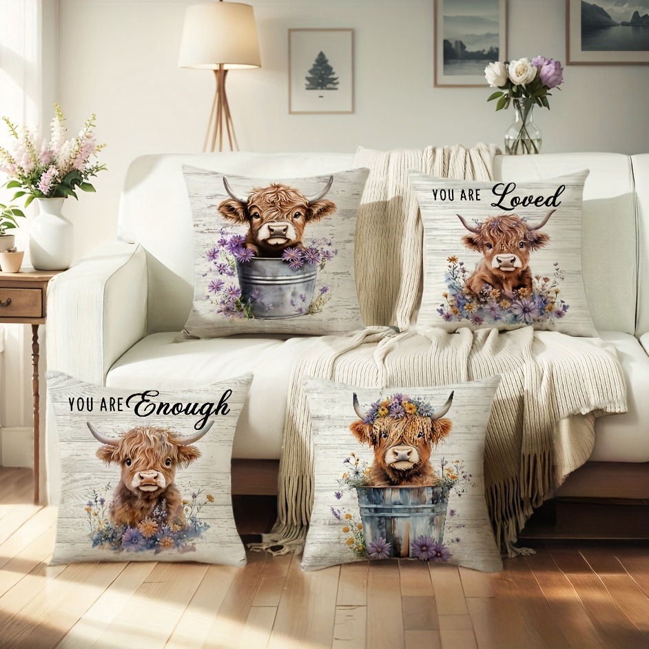 غطاء وسادة من مادة القطيفة الق - مراجعة Highland Home Textiles وسعره