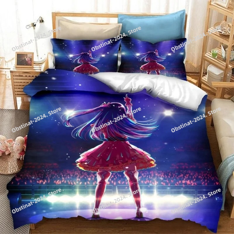 أنيمي OSHI NO KO ثلاثية الأبعا - مراجعة Home Textiles Bedding وسعره