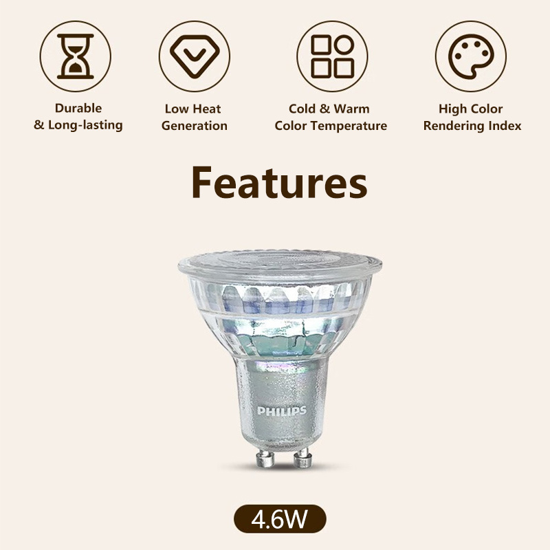 كشاف كلاسيكي LED GU10 PAR16 من - مراجعة Philips Bulb Led Classic وسعره