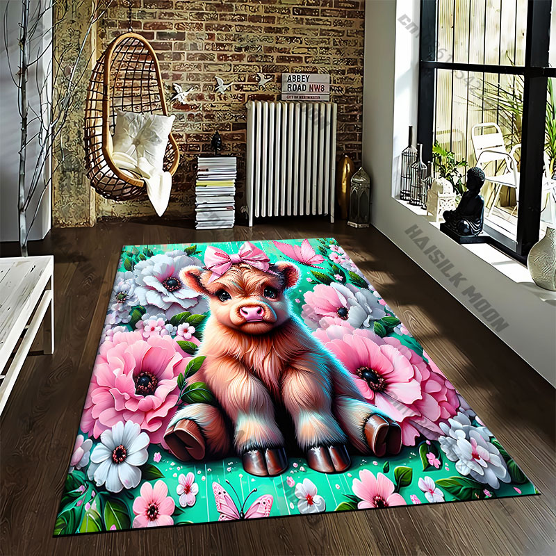 سجادة أرضية خشبية بتصميم زهور  - مراجعة Highland Home Textiles وسعره