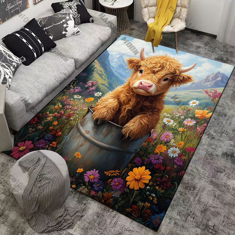 سجادة أرضية خشبية بتصميم زهور  - مراجعة Highland Home Textiles وسعره