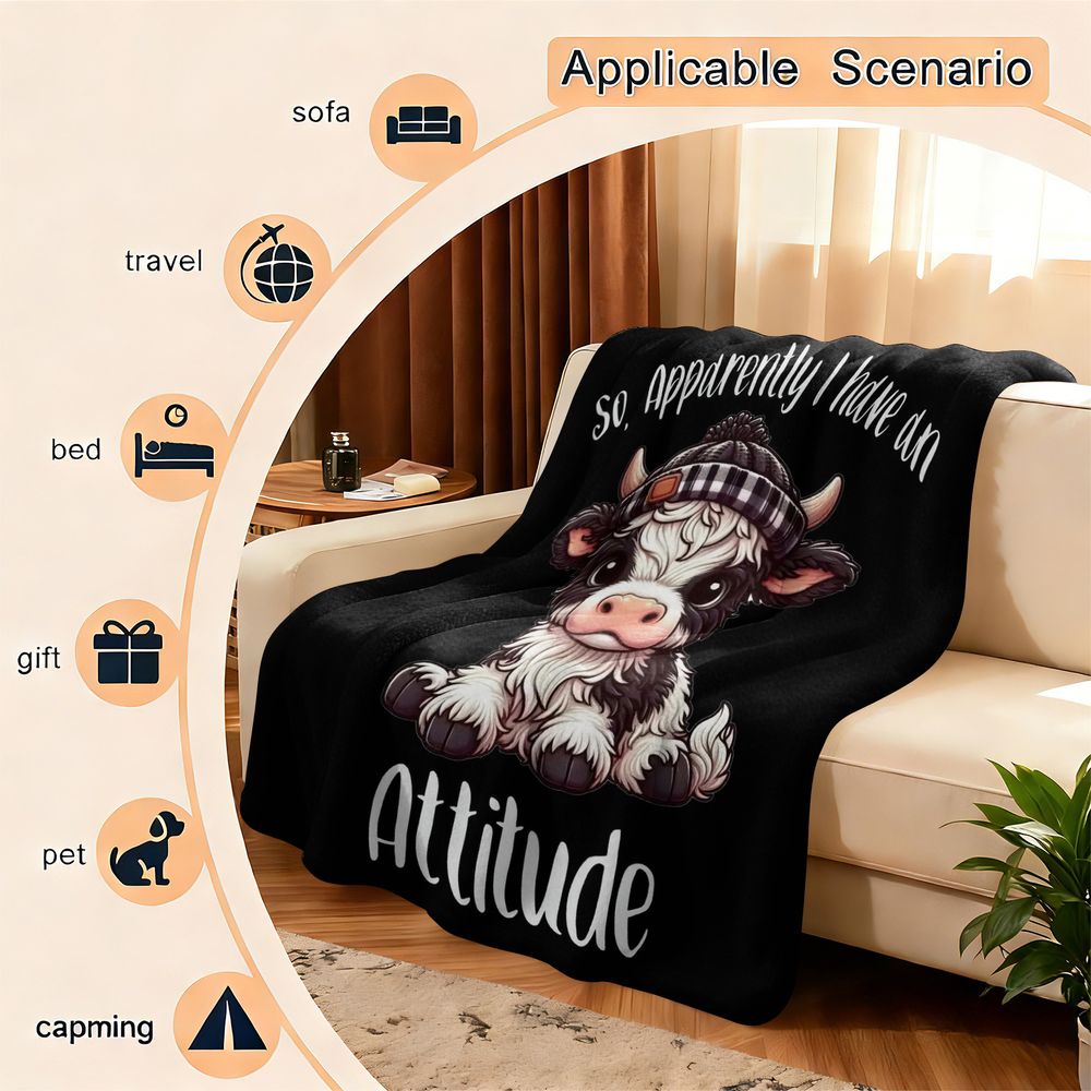 بطانية فلانيل بطباعة رقمية لخي - مراجعة Highland Home Textiles وسعره