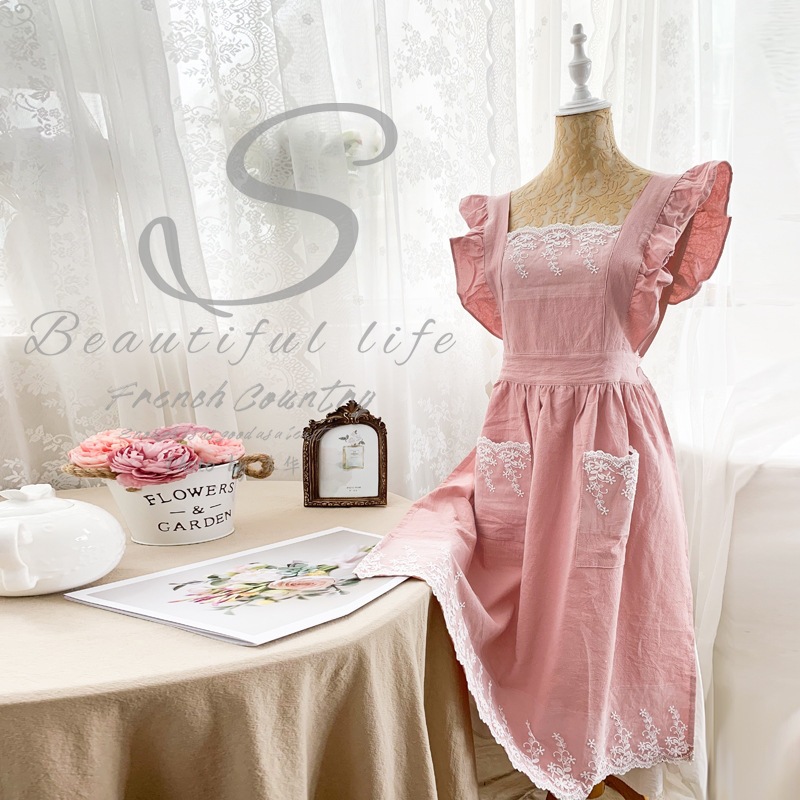 مريلة منزلية من القطن والكتان، - مراجعة Linum Home Textiles وسعره
